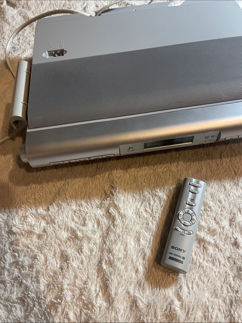 Sony ICF- CDK50 under counter FMAM clock radio - Picture 3 of 7